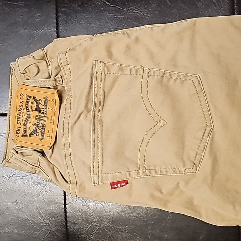 Boys khaki Levi's 511s